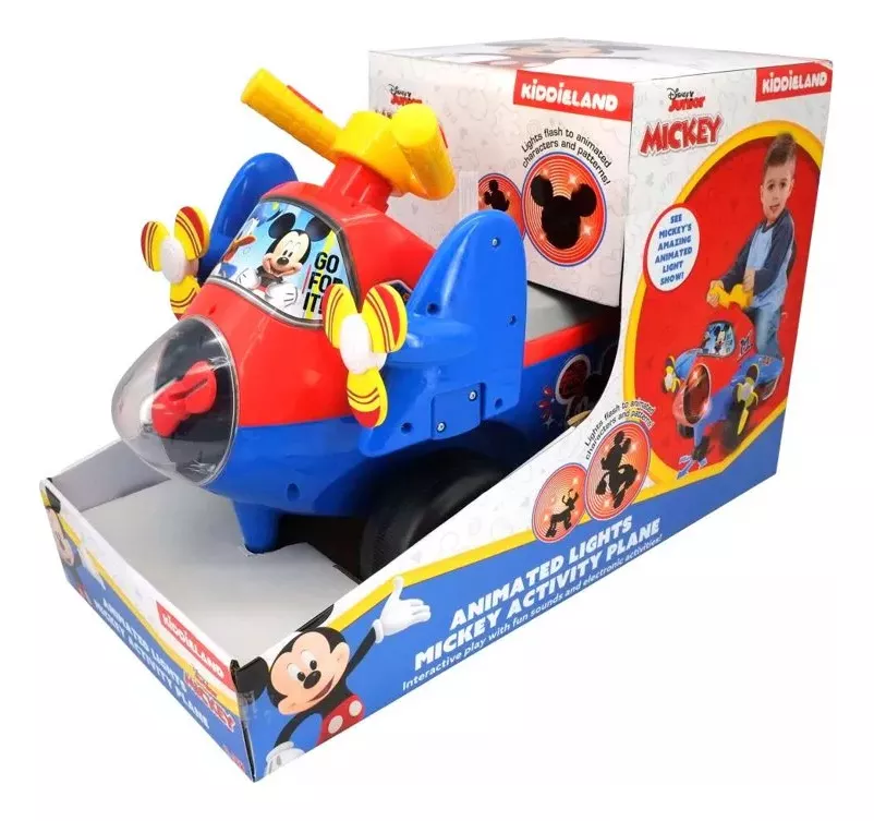 Foto 7 pulgar | Carrito Avion Montable Infantil Mickey Con Luz Y Sonido
