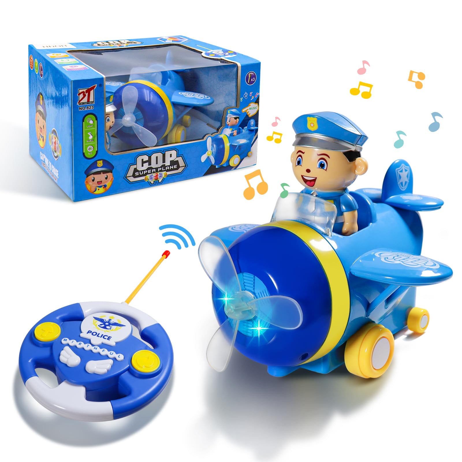 Foto 2 pulgar | Avión Teledirigido Hdoit Para Niños Pequeños De 3 A 12 Años - Venta Internacional.