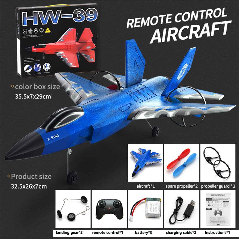 Foto 8 pulgar | Planeador Rc Plane F-35 Jet Con Control Remoto, 2,4 Ghz, 2 Canales - Venta Internacional.