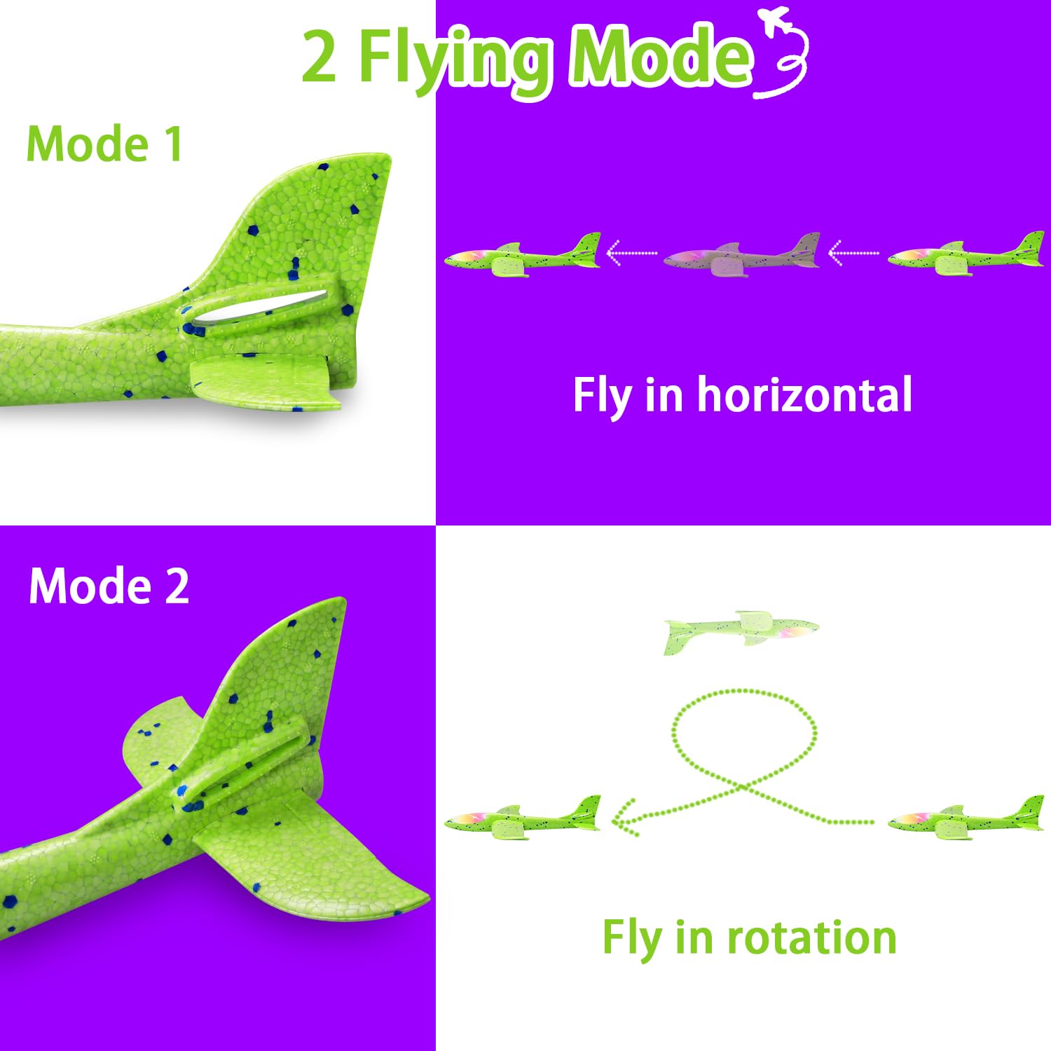 Foto 4 pulgar | Avión De Espuma Con Luz Led Toy Cuku De 17,5 Cm, Paquete De 6 - Venta Internacional.