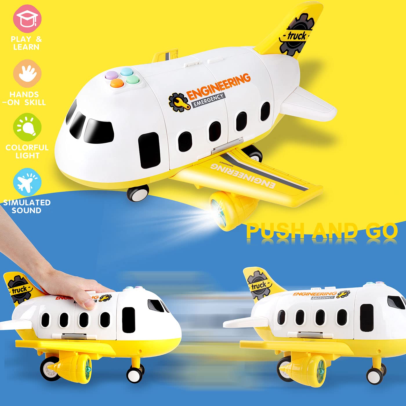 Foto 4 pulgar | Set De Juguetes De Construcción Para Aviones Y Coches Dwi Dowellin Para Niños - Venta Internacional.