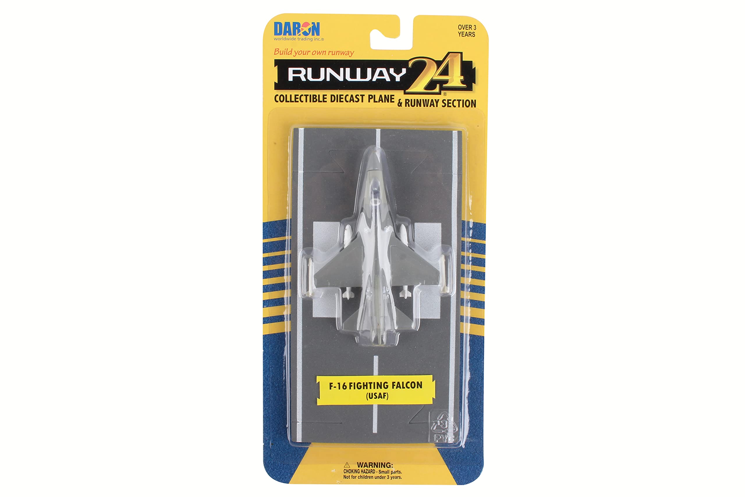 Foto 5 | Vehículo Militar De Metal Fundido A Presión Daron Runway24 F-16 - Venta Internacional.