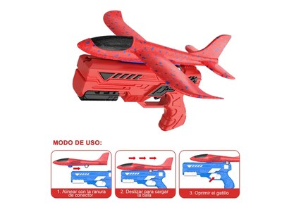 Foto 2 | Lanzador De Avión Catapulta, Avión De Juguete Para Niños