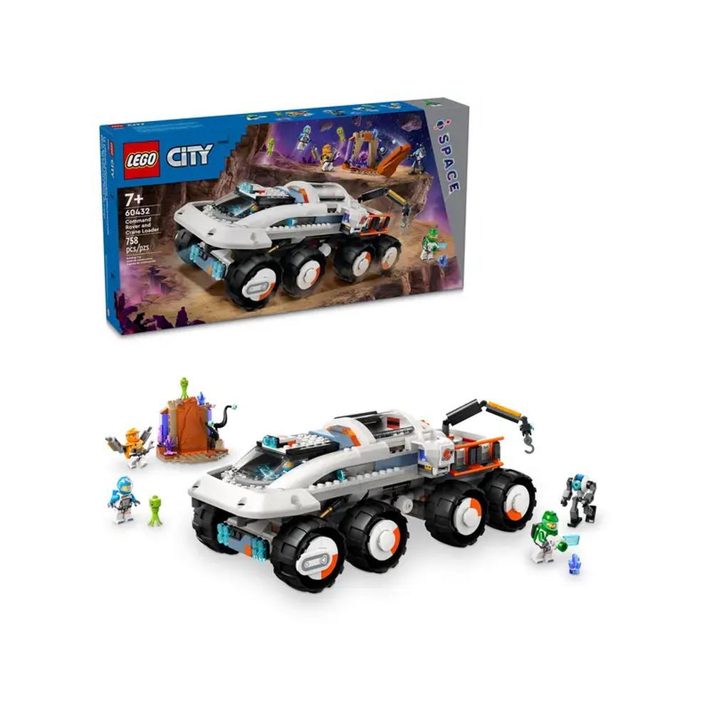 Lego City Rover De Control Y Grua De Carga 60432