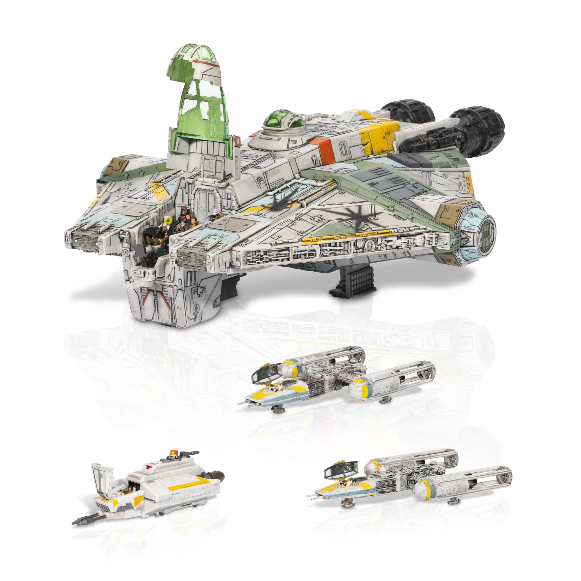 Toy Jazwares Star Wars Micro Galaxy Squadron Ghost Con Acc - Venta Internacional.