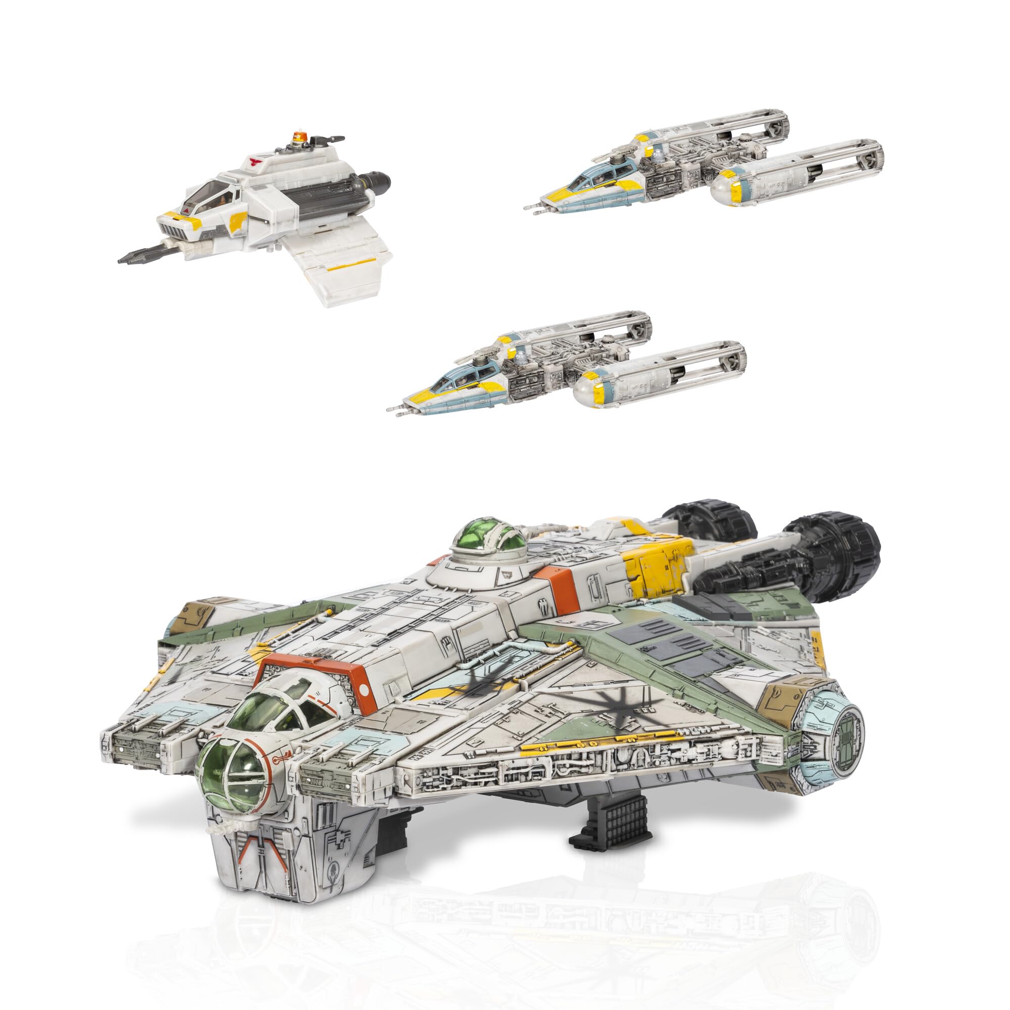 Foto 5 pulgar | Toy Jazwares Star Wars Micro Galaxy Squadron Ghost Con Acc - Venta Internacional.