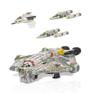 Foto 4 | Toy Jazwares Star Wars Micro Galaxy Squadron Ghost Con Acc - Venta Internacional.