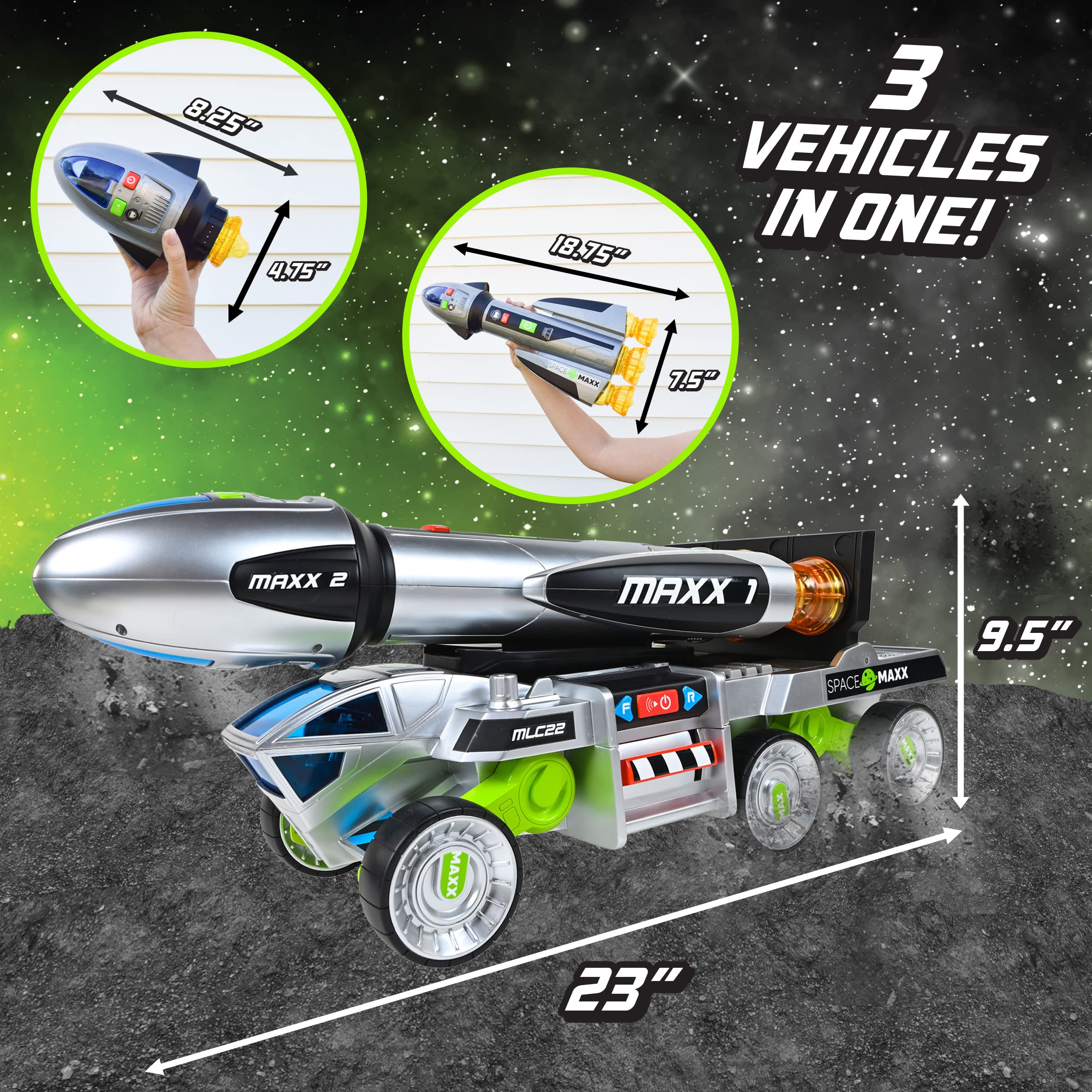Foto 6 pulgar | Juguete Espacial Sunny Days Entertainment Maxx Action 3-n-1 - Venta Internacional.