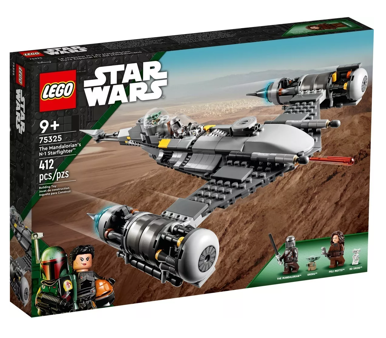 Foto 2 | Lego Star Wars Caza Estelar N Cantidad De Piezas 412 Pzs Colores