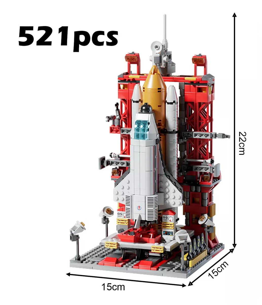 Foto 3 pulgar | Set 521 Pcs De Bloques Construccion Para Cohetes Espaciales