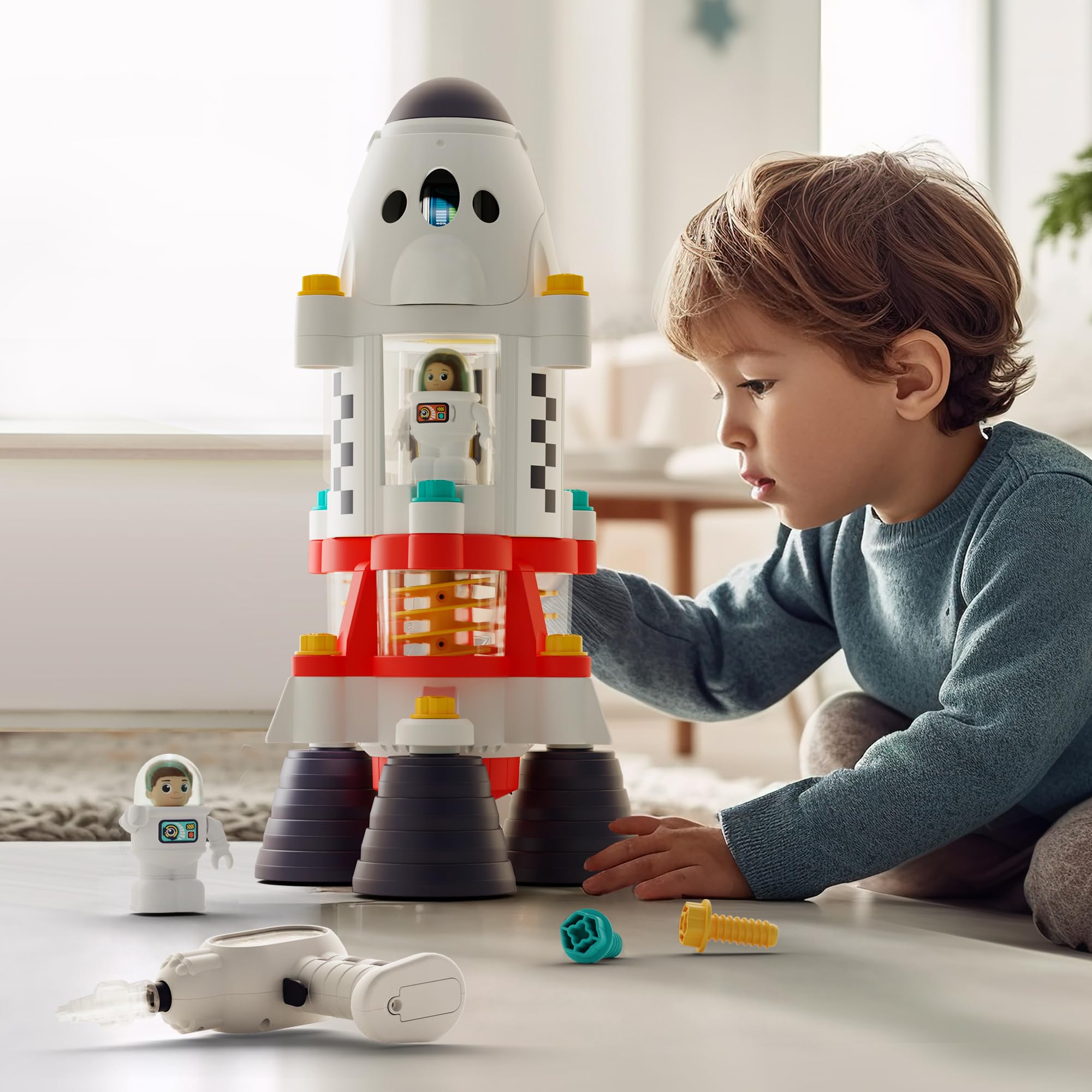 Foto 2 pulgar | Nave Espacial Rocket Space Toy Iplay Ilearn Para Niños Con Transbordador Espacial - Venta Internacional.