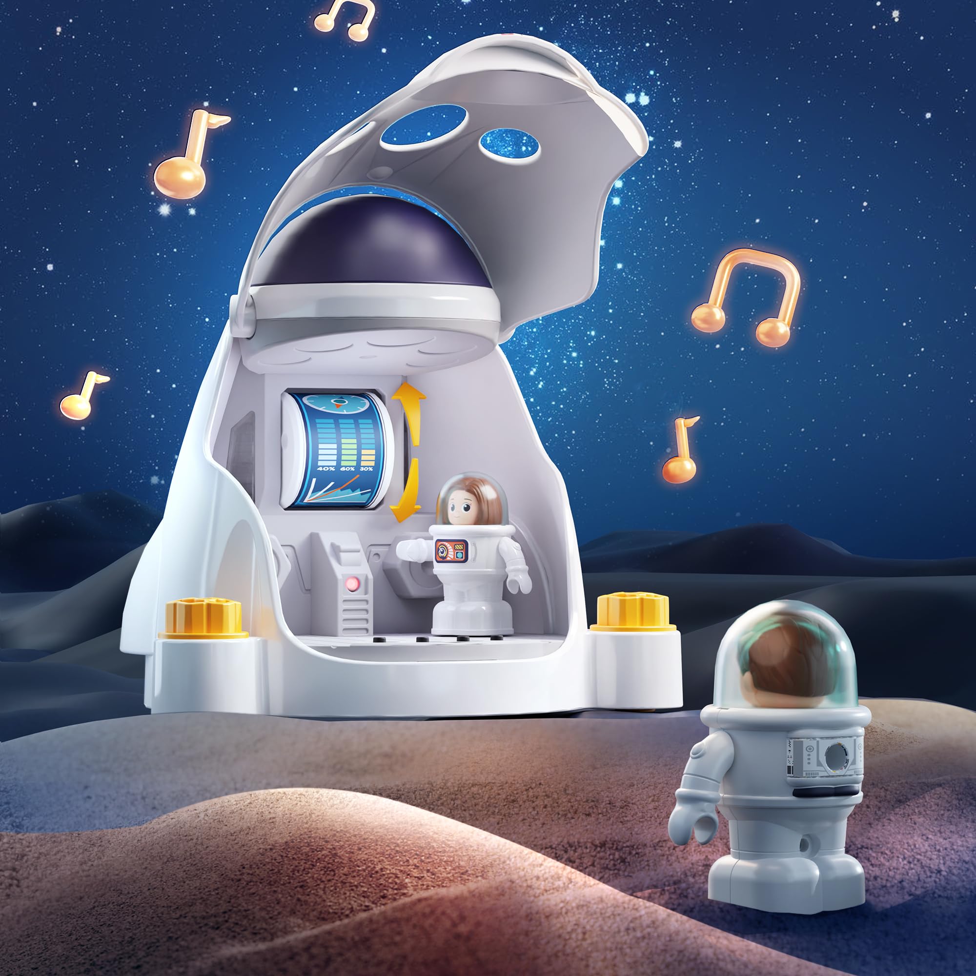 Foto 3 pulgar | Nave Espacial Rocket Space Toy Iplay Ilearn Para Niños Con Transbordador Espacial - Venta Internacional.
