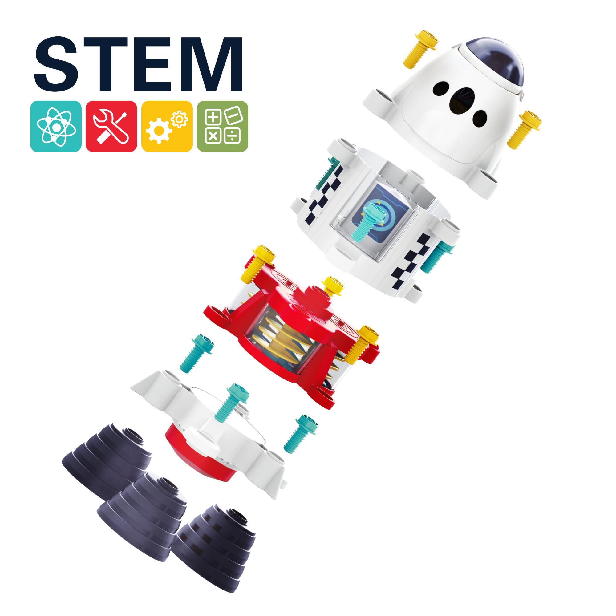 Foto 6 pulgar | Nave Espacial Rocket Space Toy Iplay Ilearn Para Niños Con Transbordador Espacial - Venta Internacional.