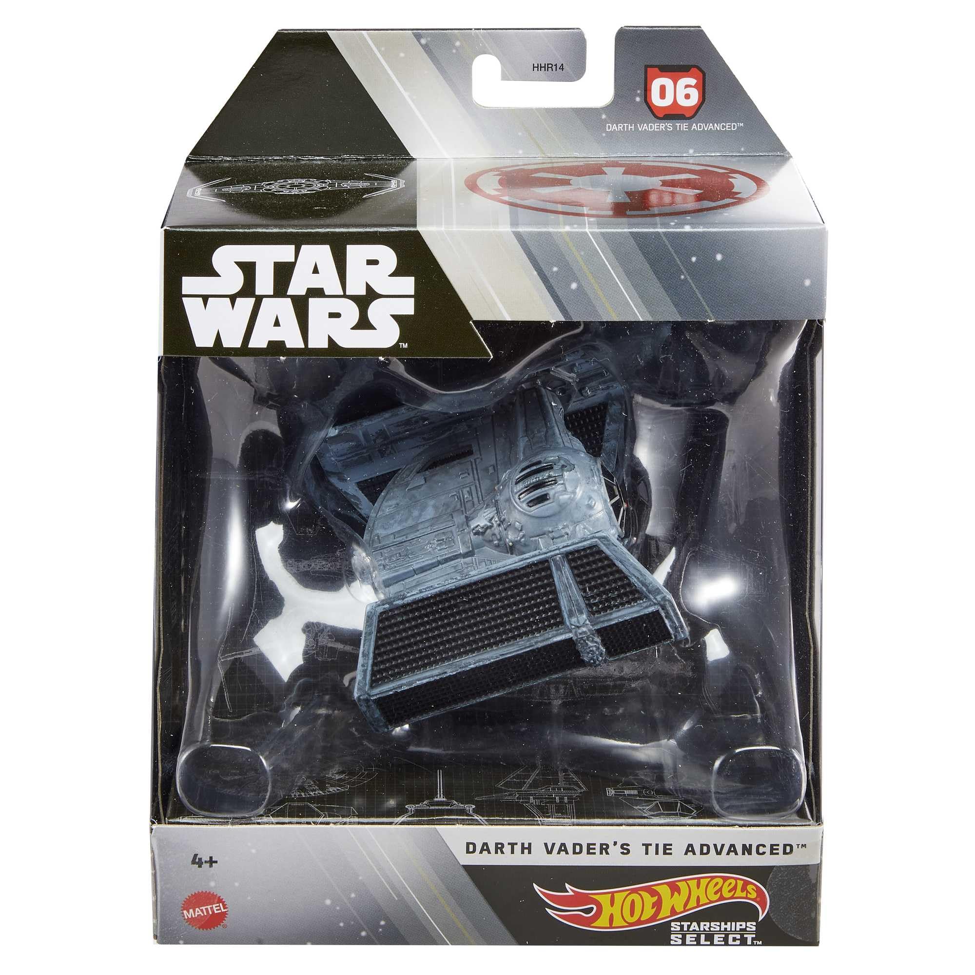 Corbata De Darth Vader De Toy Hot Wheels Star Wars Starships Fundida A Presión - Venta Internacional.