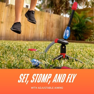 Foto 5 | Lanzacohetes Nerf Rip Rocket Jump Con Plataforma De Pisoteo Y Misiles - Venta Internacional.