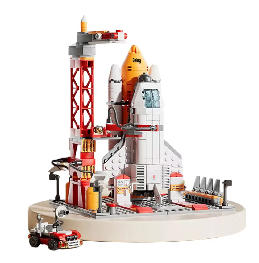 Set 521 Pcs De Bloques Construcción Para Cohetes Espaciales, Belug Multicolor
