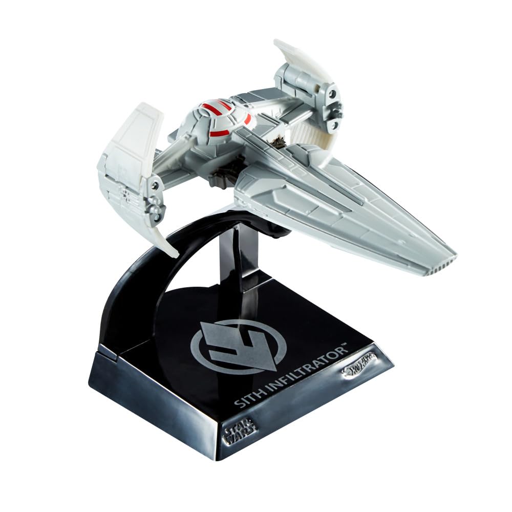 Foto 2 pulgar | Star Wars Starships Hot Wheels Sith Infiltrator Fundido - Venta Internacional.