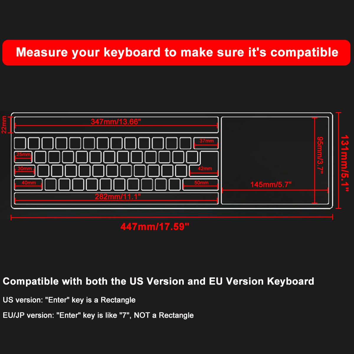 Foto 3 pulgar | Funda Protectora De Teclado Para Teclado De Escritorio (paquete De 2) - Venta Internacional.