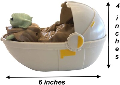 Foto 4 | Mandalorian - Juguete De Baby Yoda, The Child En Cochecito, Coche En Forma De Cuna Con Control Remoto