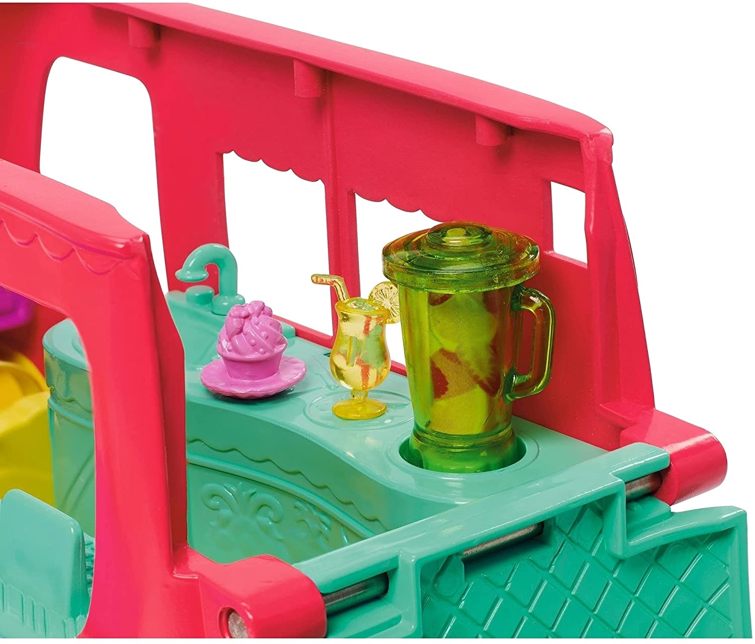 Foto 5 pulgar | Polly Pocket Camión de Licuados Food Truck Mattel