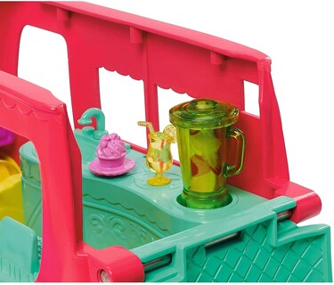Foto 4 | Polly Pocket Camión de Licuados Food Truck Mattel