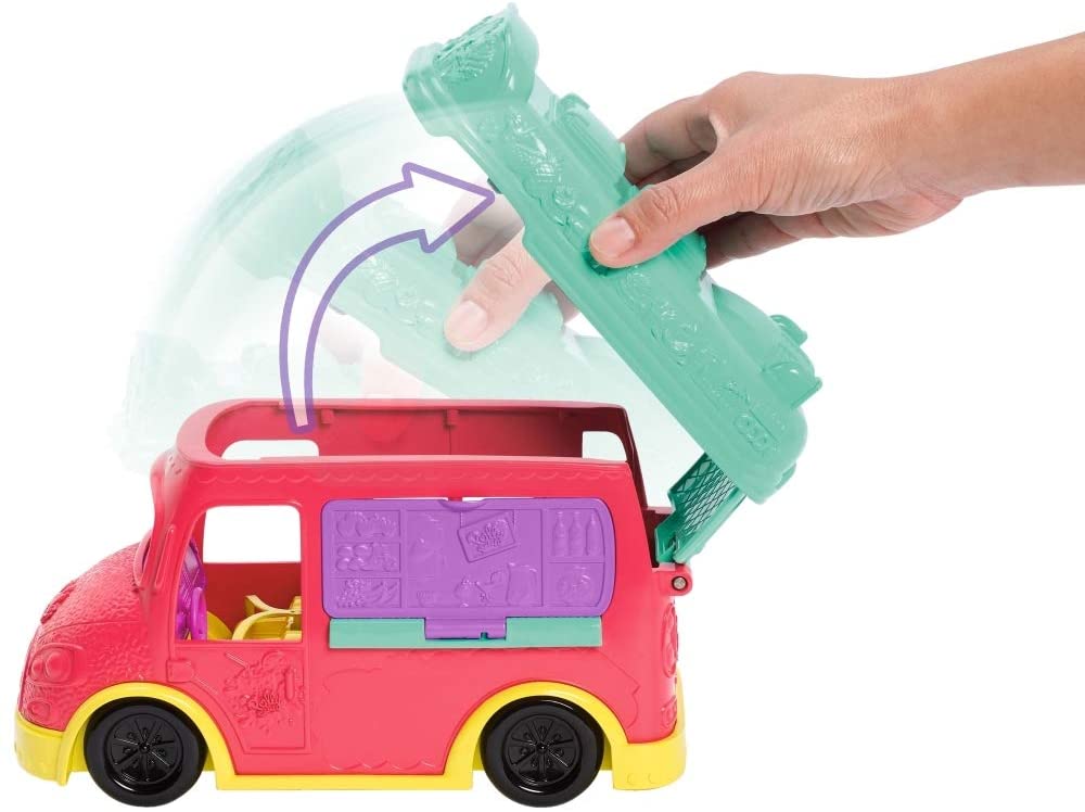 Foto 7 | Polly Pocket Camión de Licuados Food Truck Mattel