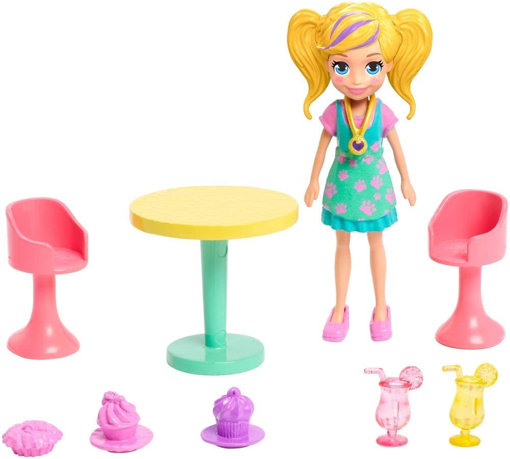 Foto 8 | Polly Pocket Camión de Licuados Food Truck Mattel