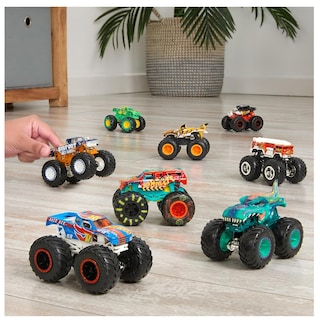 Foto 4 | Hot Wheels Pack 8 Monster Trucks Camionetas Monstruo Hdb12 Mattel