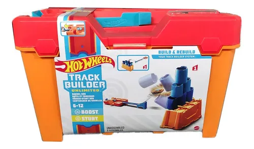 Foto 2 pulgar | Track Builder Contenedor De Barriles Pista Hot Wheels