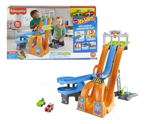 Foto 3 pulgar | Hot Wheels Pista Little People