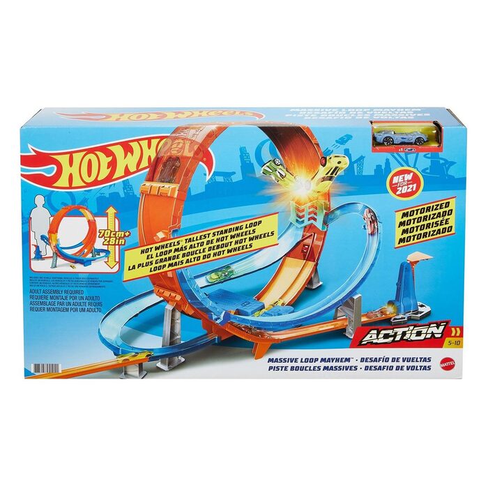 Foto 2 pulgar | Pista Desafío De Vueltas Hot Wheels
