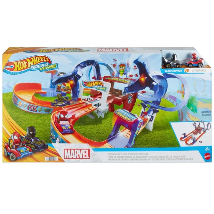 Foto 2 pulgar | Spiderman Pista Máxima Velocidad Hot Wheels
