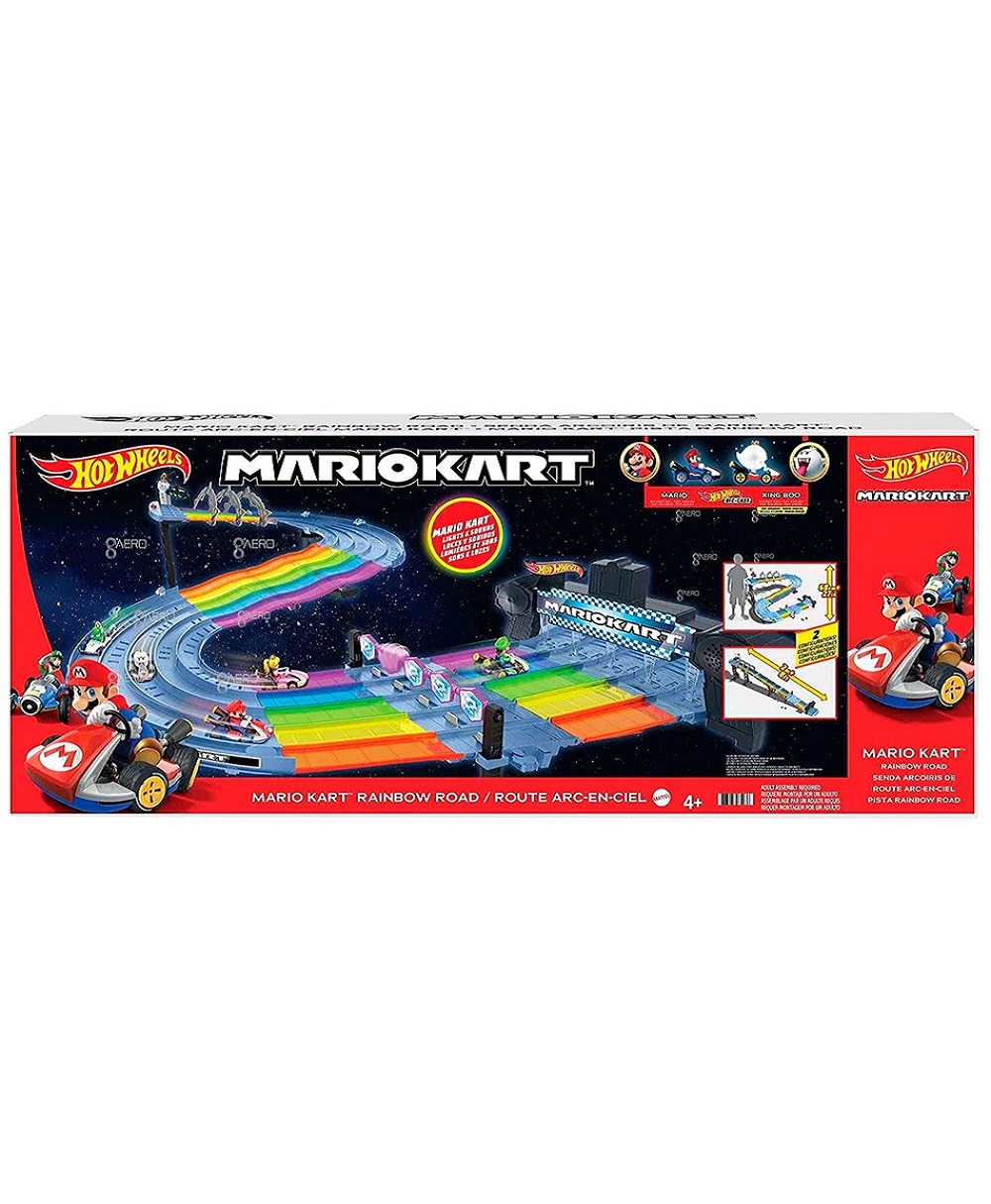 Pista de Mario Kart Hot Wheels Mattel Circuito Senda Arcoíris