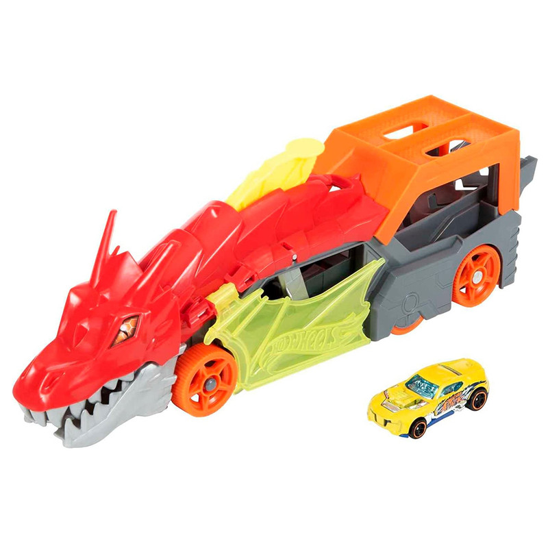 Pista Hot Wheels Remolque De Dragón