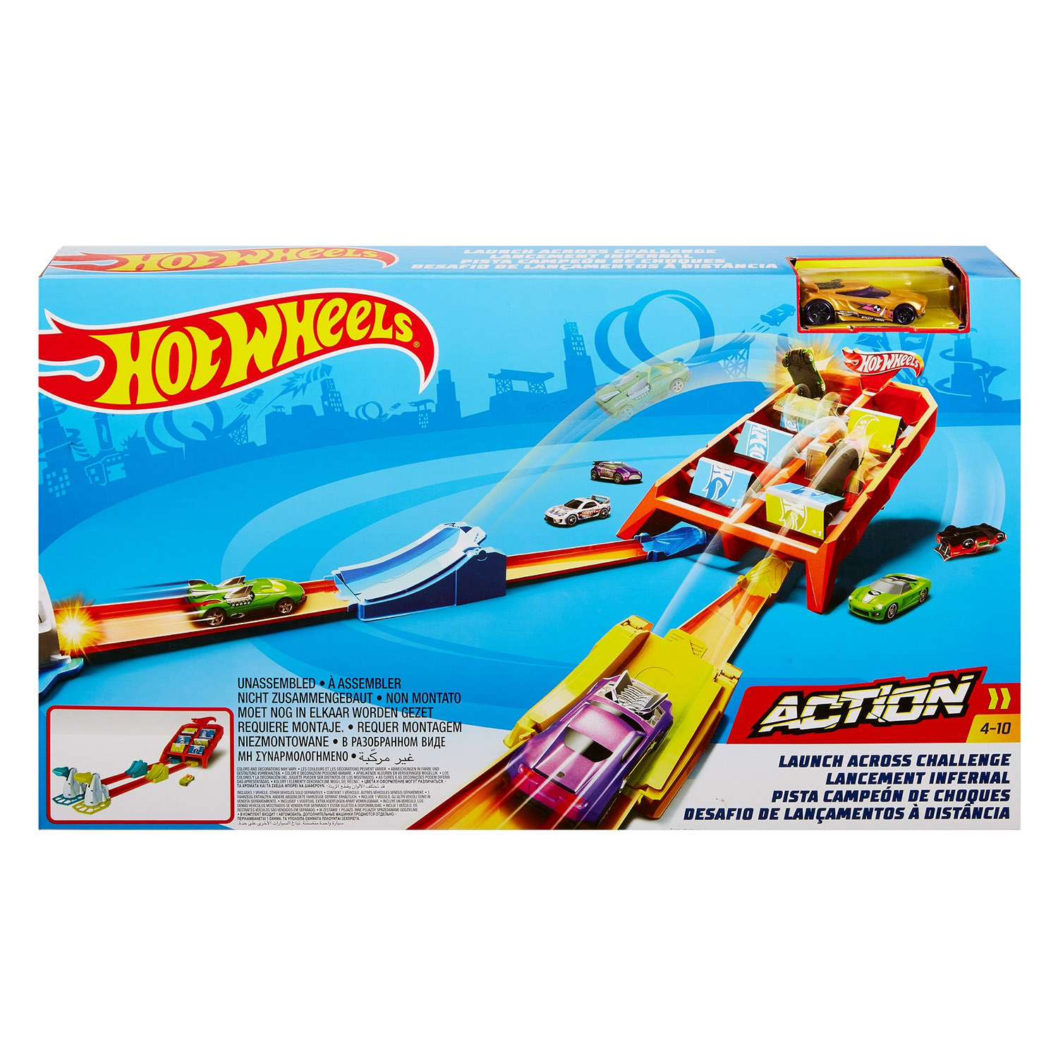 Pista Hot Wheels Reto de Lanzamiento