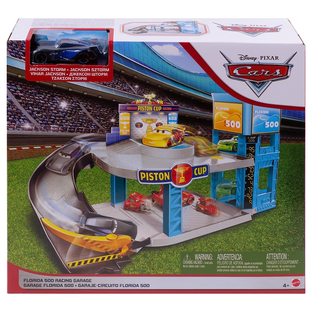 Foto 4 pulgar | Pista De Carreras Mattel Disney Cars 3 Circuito Florida 500