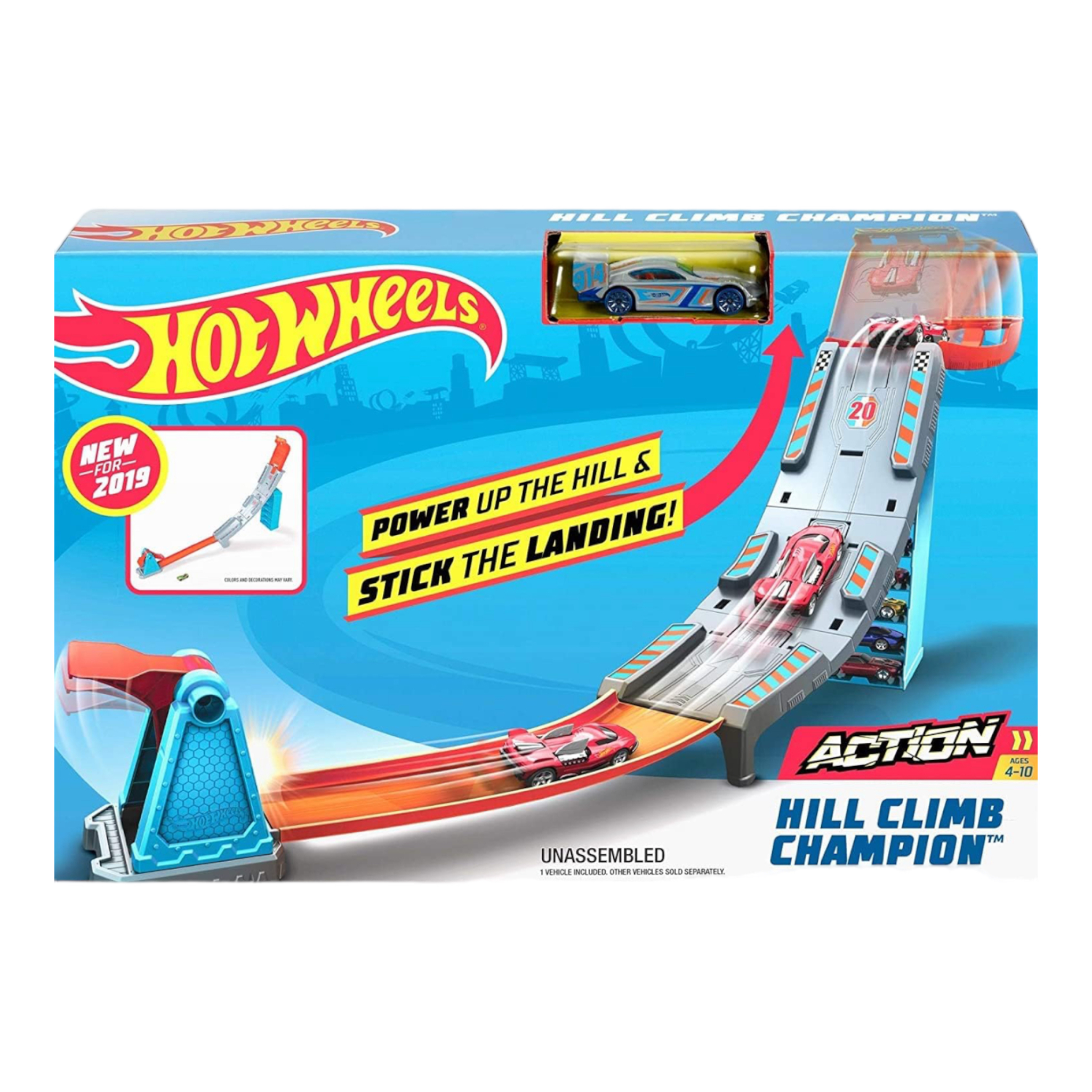 Pista Mattel Hot Wheels Action Campeón De Las Alturas