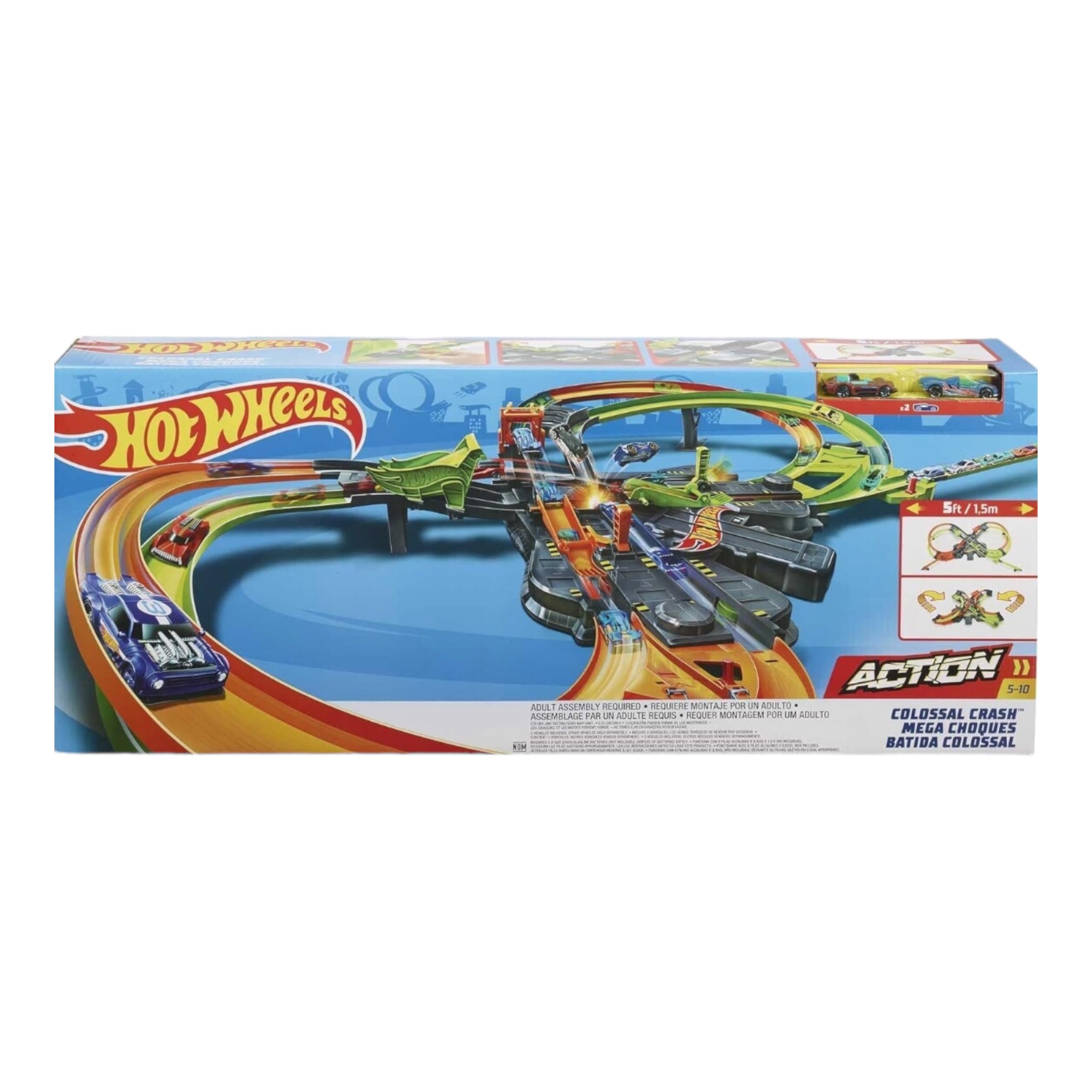 Foto 2 pulgar | Mega Choques Hot Wheels Pista Colossal Crash