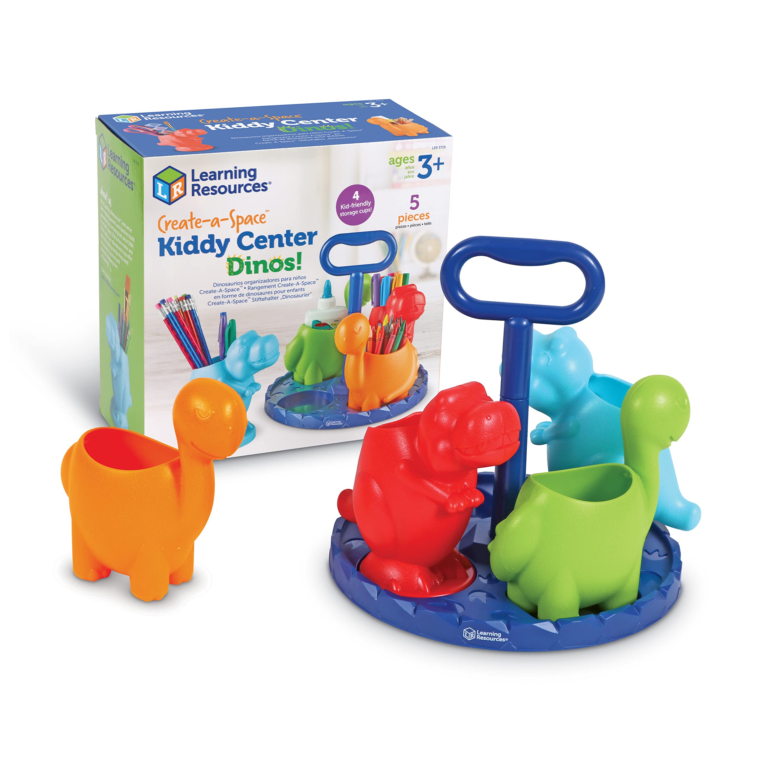 Foto 2 pulgar | Recursos De Aprendizaje Create-a-space Kiddy Center Dinos, 5 - Venta Internacional.