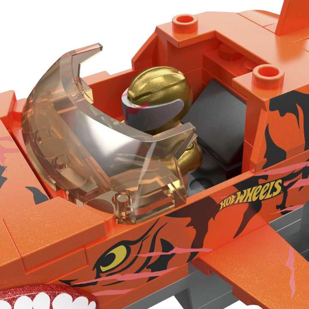 Foto 3 pulgar | Mega Bloks: Mega Hot Wheels Monster Trucks S&c Tiger Shark Chomp Course