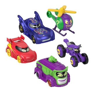 Foto 1 | Fisher Price Batwheels: Paquete De 5 Vehiculos Confetti