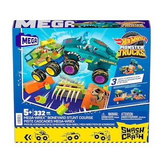 Foto 1 | Mega Bloks Hot Wheels Monster Trucks Mega-wrex Pista De Acrobacias En El Cementerio