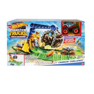 Foto 1 | Pista Hot Wheels Monster Trucks Smashers Lanzador Htp18