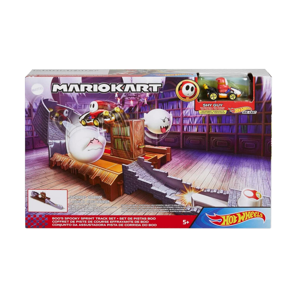 Set De Pista Boo Mario Kart Hot Wheels Gnm23 Mattel