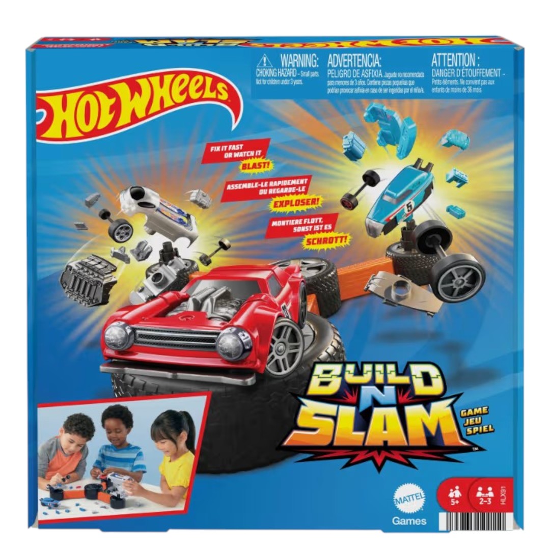 Foto 2 pulgar | Hot Wheels Juego Build N Slam Hlx91 Mattel