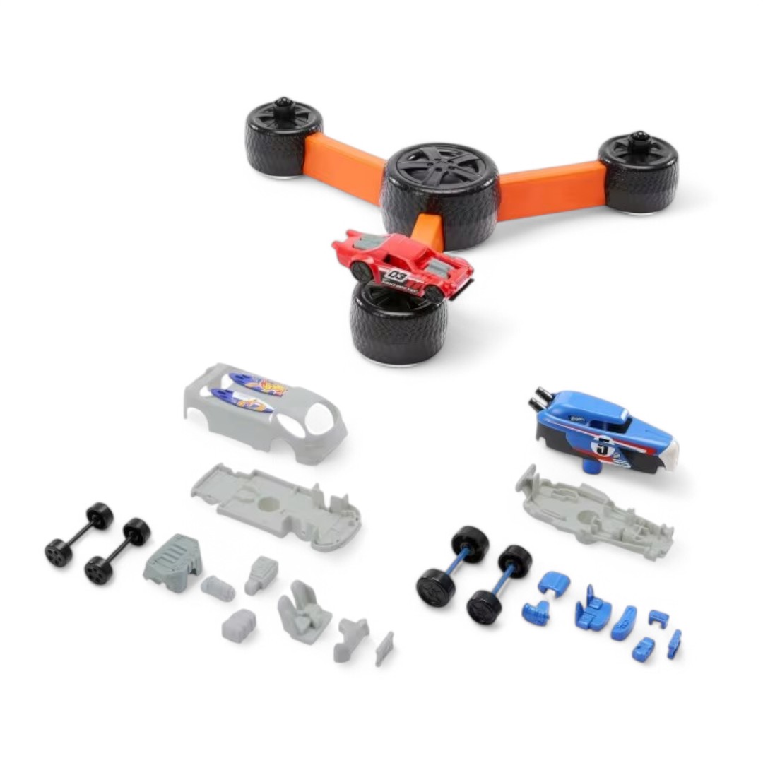 Foto 4 pulgar | Hot Wheels Juego Build N Slam Hlx91 Mattel