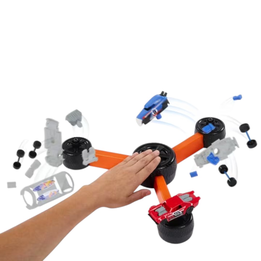 Foto 5 pulgar | Hot Wheels Juego Build N Slam Hlx91 Mattel