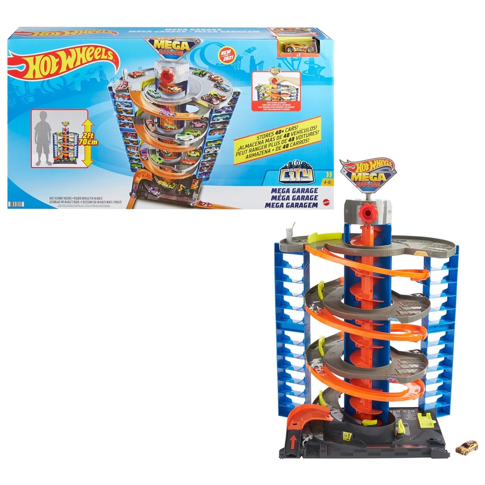 Foto 1 | Pista De Vehículos Hot Wheels City Mega Garage Gnl70 Mattel