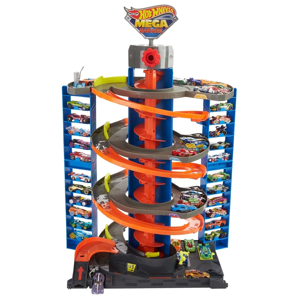 Foto 3 pulgar | Pista De Vehículos Hot Wheels City Mega Garage Gnl70 Mattel