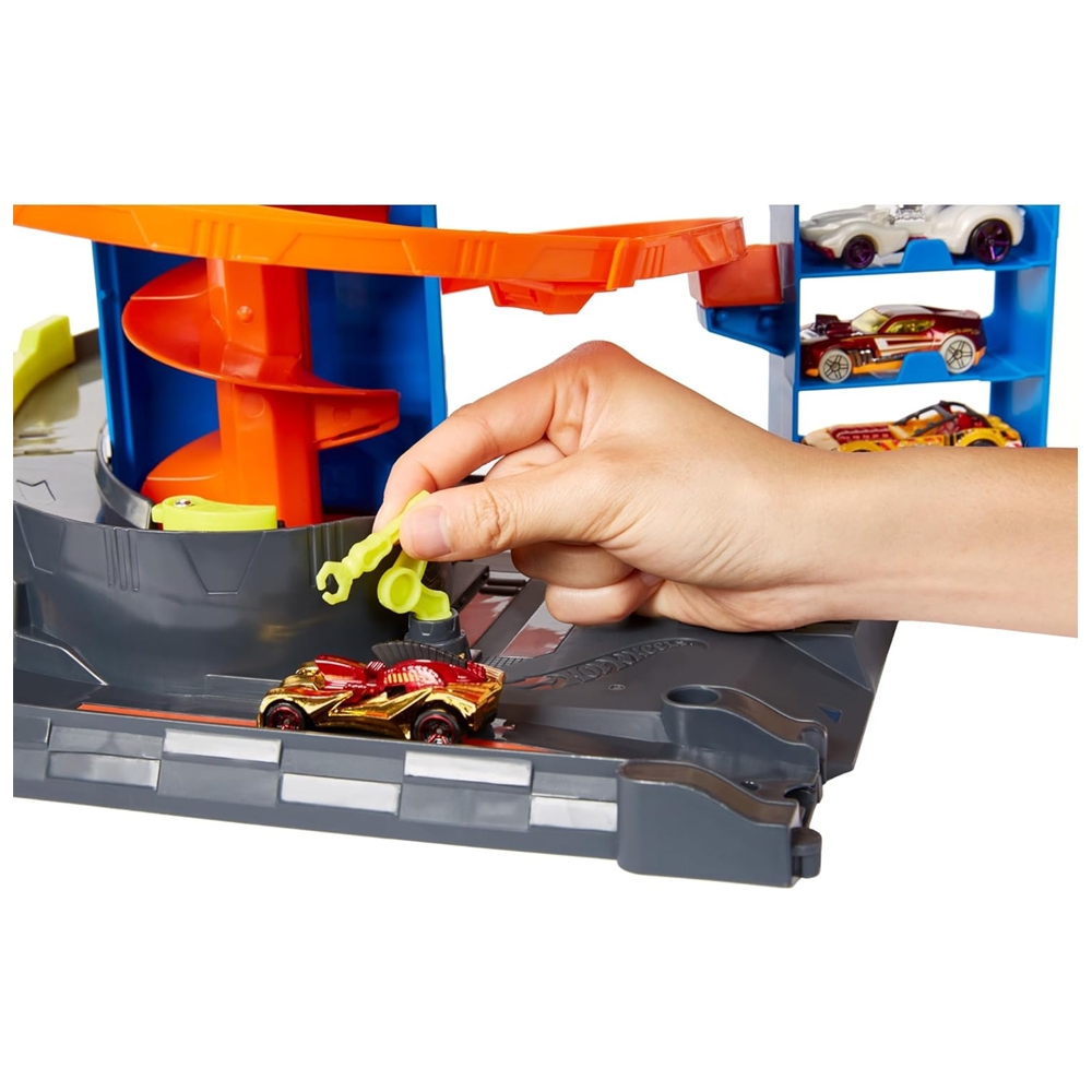 Foto 6 pulgar | Pista De Vehículos Hot Wheels City Mega Garage Gnl70 Mattel